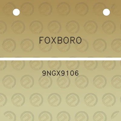 foxboro-9ngx9106