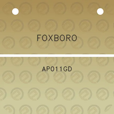 foxboro-ap011gd