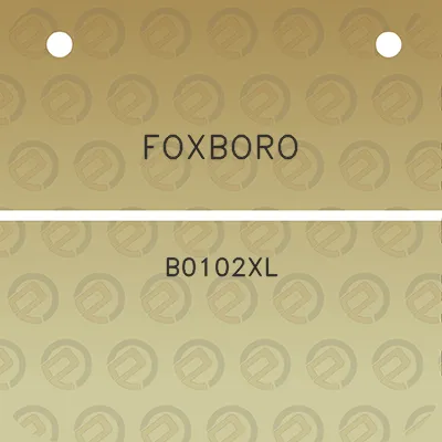 foxboro-b0102xl