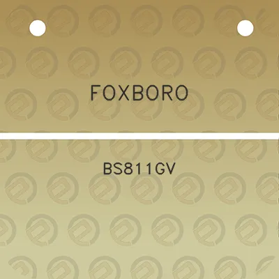 foxboro-bs811gv