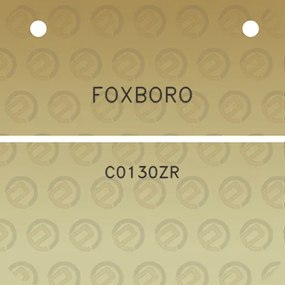 foxboro-c0130zr