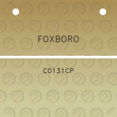 foxboro-c0131cp