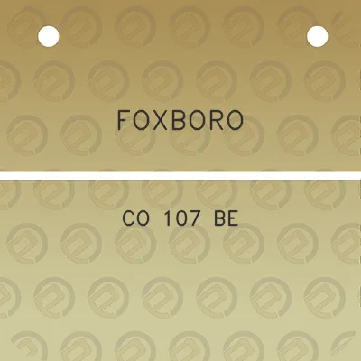 foxboro-co-107-be