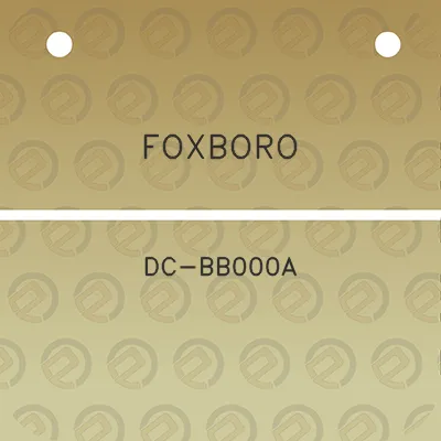 foxboro-dc-bb000a