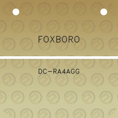 foxboro-dc-ra4agg