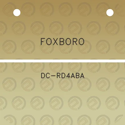 foxboro-dc-rd4aba