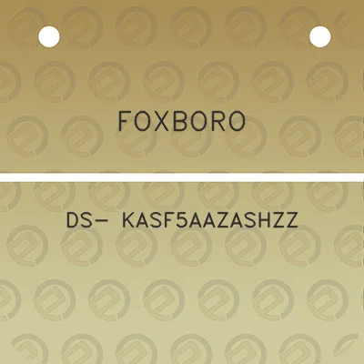 foxboro-ds-kasf5aazashzz