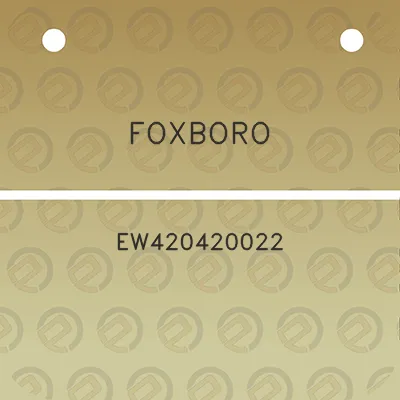 foxboro-ew420420022