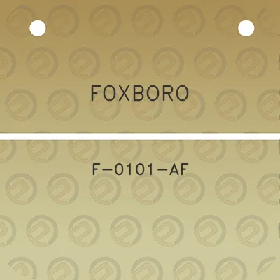 foxboro-f-0101-af