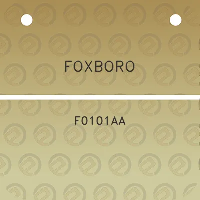 foxboro-f0101aa