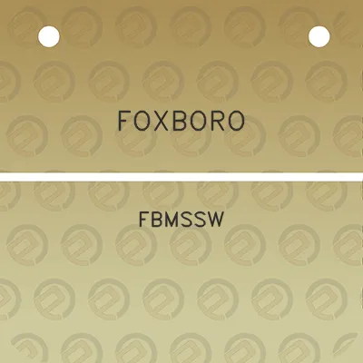 foxboro-fbmssw