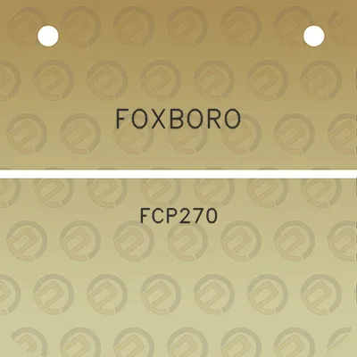 foxboro-fcp270