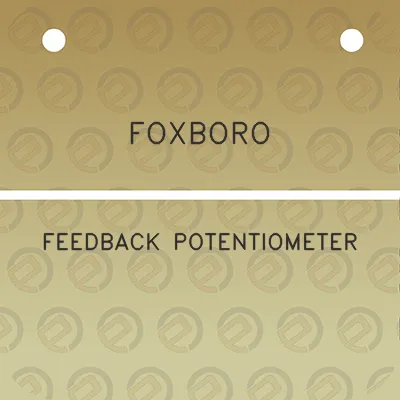 foxboro-feedback-potentiometer