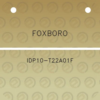 foxboro-idp10-t22a01f