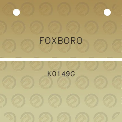 foxboro-k0149g