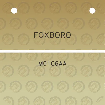 foxboro-m0106aa