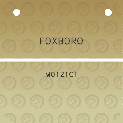 foxboro-m0121ct