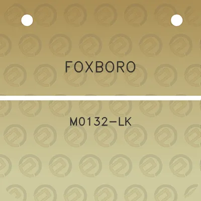 foxboro-m0132-lk