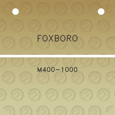 foxboro-m400-1000