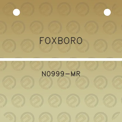 foxboro-n0999-mr