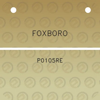 foxboro-p0105re