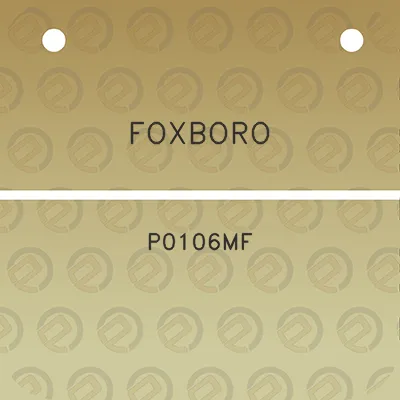 foxboro-p0106mf