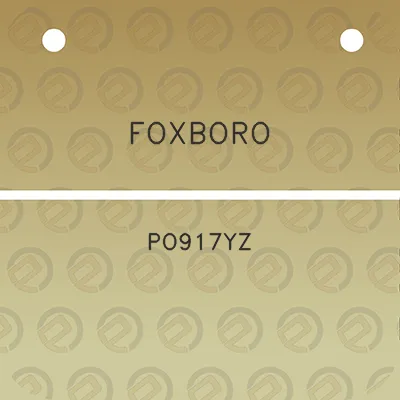 foxboro-po917yz