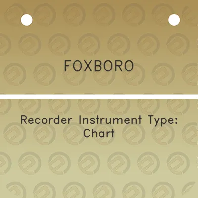 foxboro-recorder-instrument-type-chart