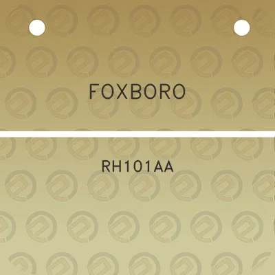 foxboro-rh101aa