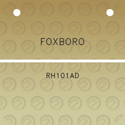 foxboro-rh101ad