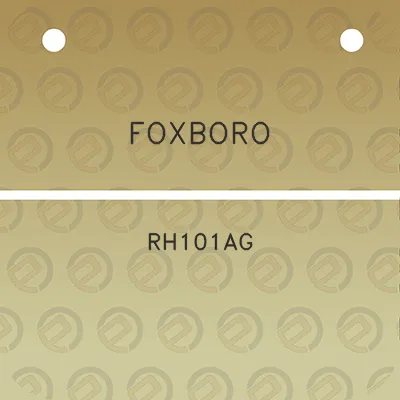 foxboro-rh101ag