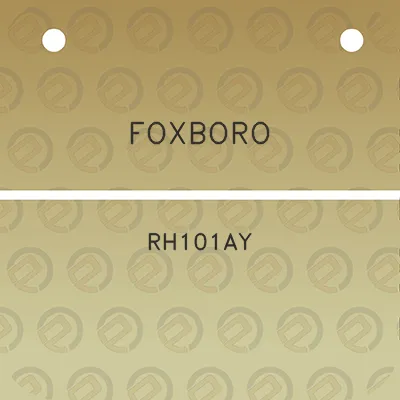 foxboro-rh101ay