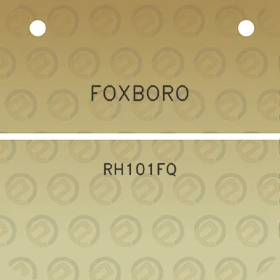 foxboro-rh101fq