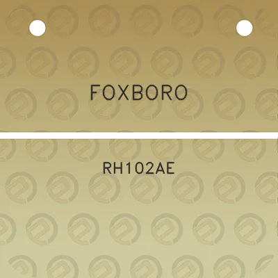 foxboro-rh102ae