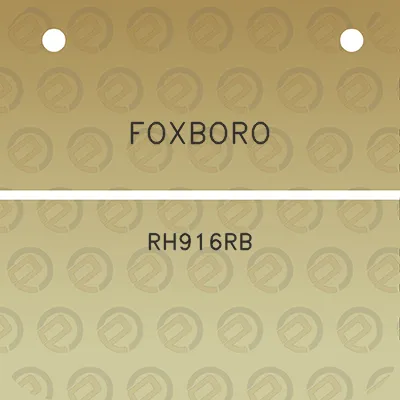 foxboro-rh916rb