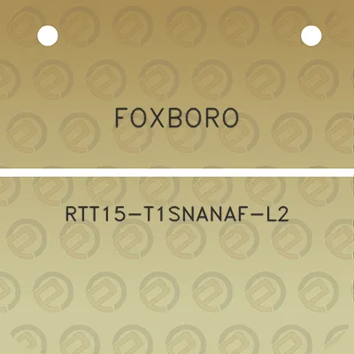 foxboro-rtt15-t1snanaf-l2