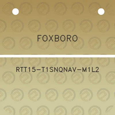 foxboro-rtt15-t1snqnav-m1l2