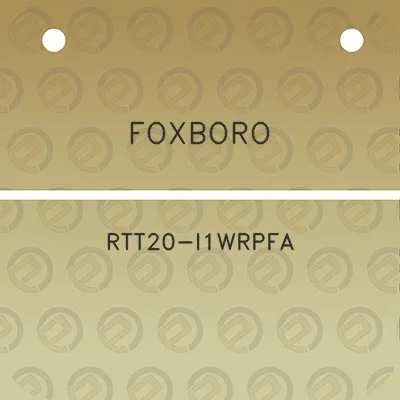 foxboro-rtt20-i1wrpfa