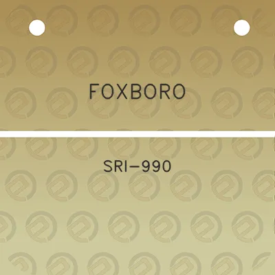 foxboro-sri-990