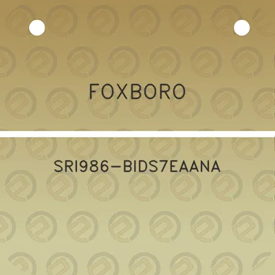 foxboro-sri986-bids7eaana