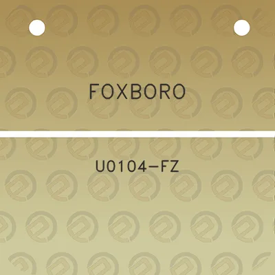 foxboro-u0104-fz