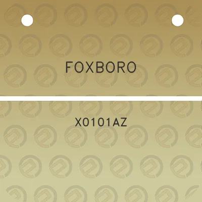 foxboro-x0101az