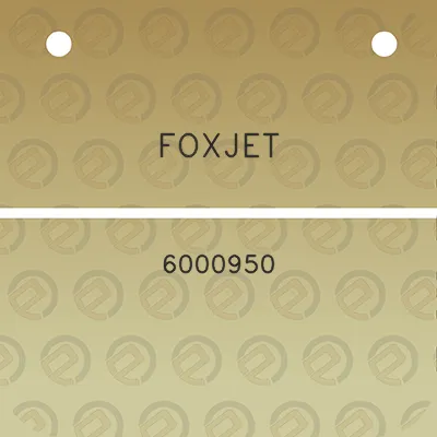 foxjet-6000950