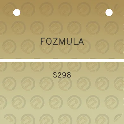 fozmula-s298