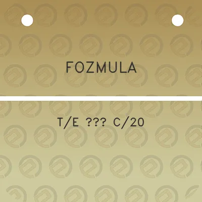 fozmula-te-c20