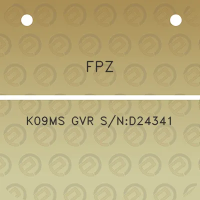 fpz-k09ms-gvr-snd24341