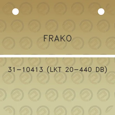 frako-31-10413-lkt-20-440-db