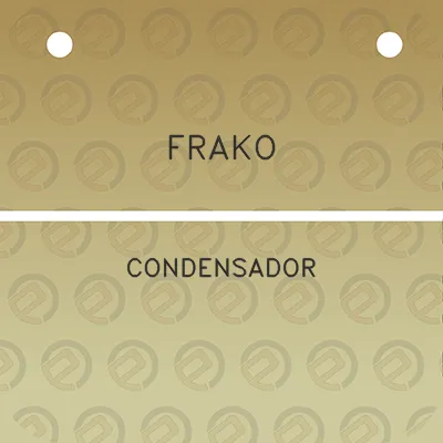 frako-condensador