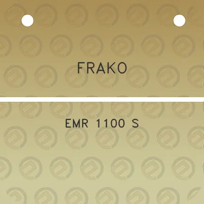 frako-emr-1100-s