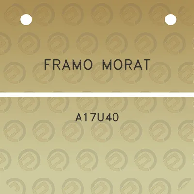 framo-morat-a17u40